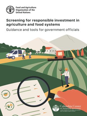 cover image of Screening for Responsible Investment in Agriculture and Food Systems